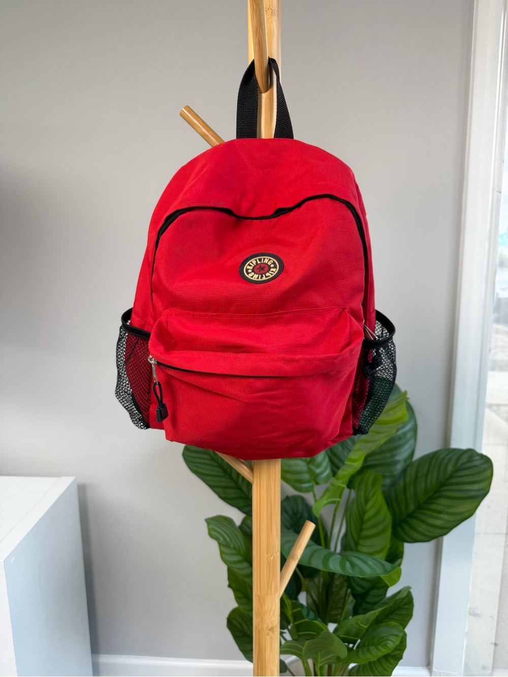 Kipling Red Daypack Backpack
